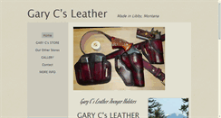 Desktop Screenshot of garycsleather.com